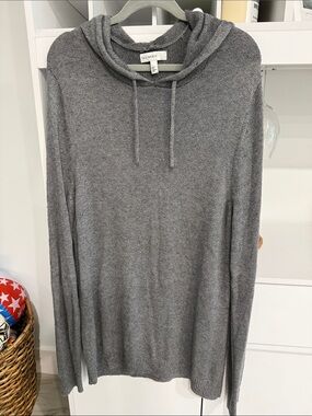 C2 by Calibrate Men's Gray Knit Hoodie Sweatshirt
